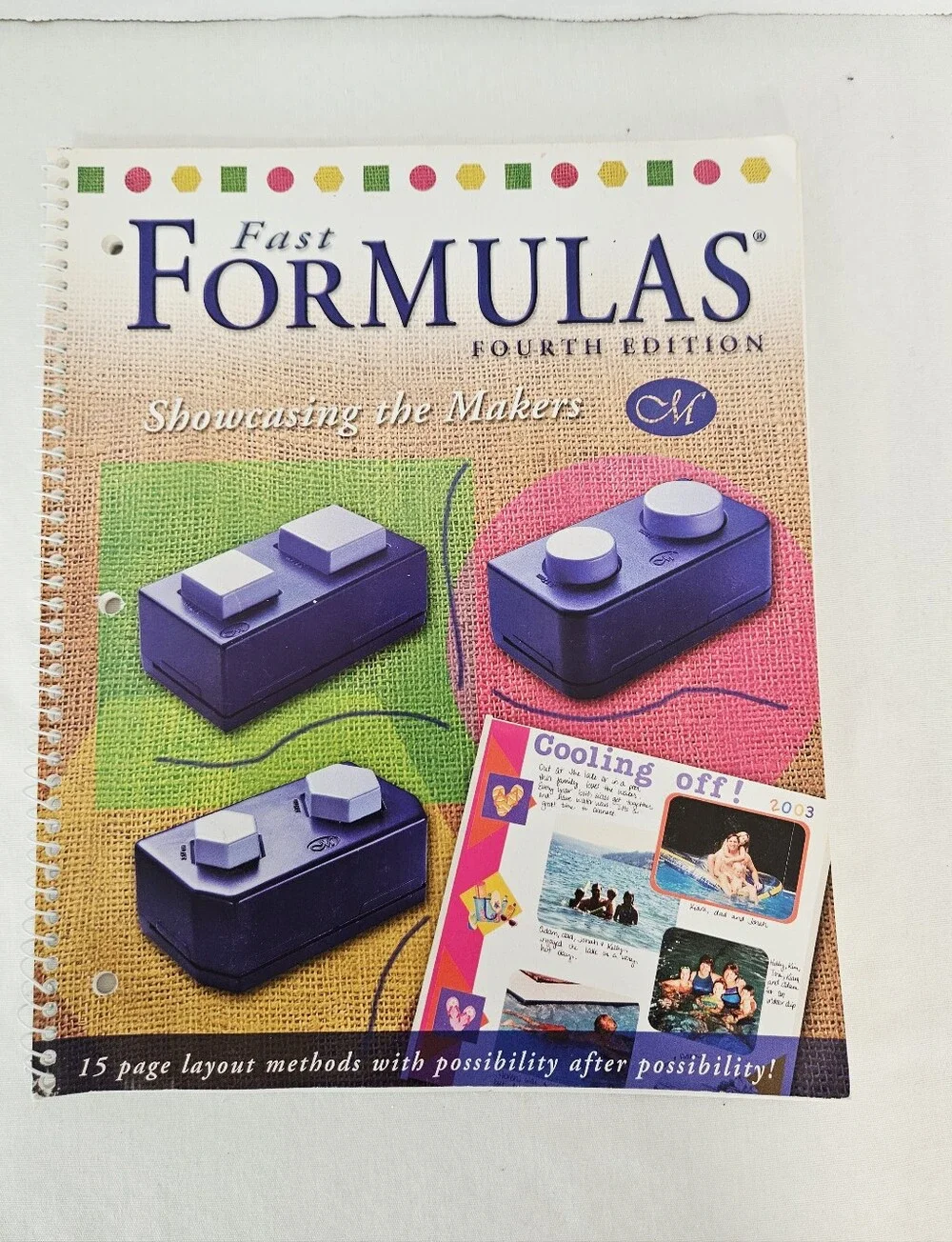 Creative Memories Fast Formulas 4th Edition Scrapbook Layout Idea Book 2003